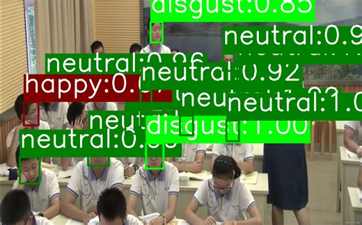 面部表情识别（Pytorch）：人脸检测模型+面部表情识别分类模型