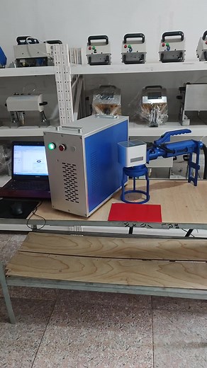 Portable Handheld Laser Marking Machine - Mini Fiber Laser Engraving Tutorial