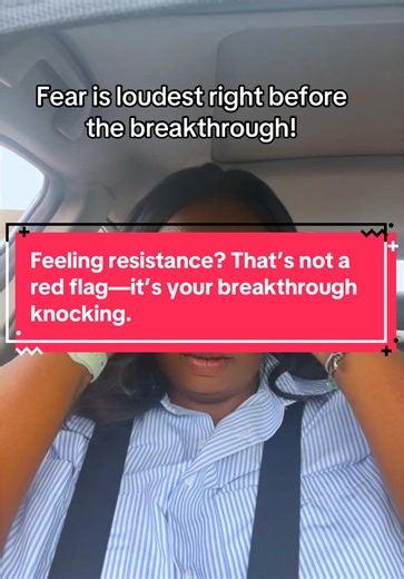 If you’re feeling resistance, that’s not a red light—it’s your go signal. 🚦 Ever notice how fear loves to show up right before the big moves? Right before you share something real. Launch something new. Raise your rates. Go live. Speak your truth. That fear? It’s not a warning. It’s confirmation. It shows up not because you’re wrong— But because you’re growing. Fear doesn’t hang around the comfort zone. It shows up at the edge of expansion. So if your chest is tight, your heart’s racing, and yo