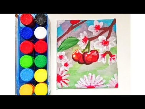 How to draw a beautiful morning scenery art step by step