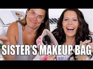 FULL FACE USING SISTERS MAKEUP BAG