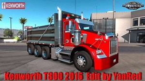 Kenworth T800 2016   Interior v2.0 Edit by YanRed (1.38.x)