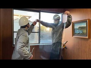 ガラスフィルム施工事例 3M Nano70S 貼付け編