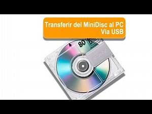 Transfer Audio or Recording from MiniDisc to Computer Via USB