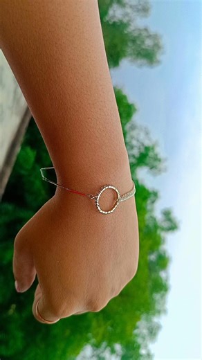 How to Make a Simple Dainty Chain Bracelet with a Ring Charm#diy #craft#shorts