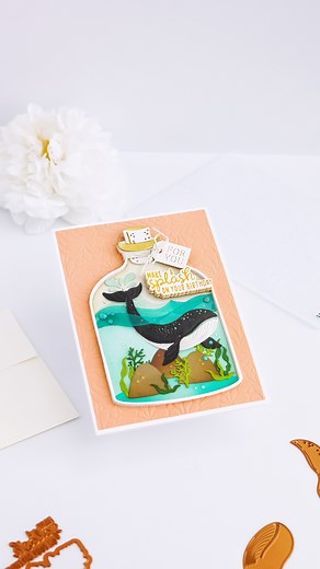 10K views · 280 reactions | Checkout this whale-y fintastic tutorial featuring this month’s Large Die and Embossing Folder Clubs!  Make wave  and get inspired for all your crafting projects featuring this month’s ocean-inspired club designs⭐ Join a club https://spellbinders.shop/clubs #spellbinders #neverstopmaking #spellbindersclubkits #embossing #diecutting #stamping #ocean #cardmaking #whale #papercraft | Spellbinders Paper Arts | Facebook