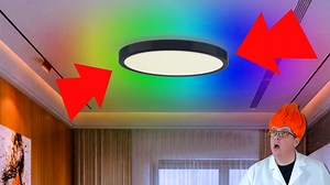 Watch Cool LED Ceiling Light with RGB Back Lights on Amazon Live