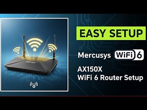 Mercusys MR60X AX1500 WiFi 6 Router setup