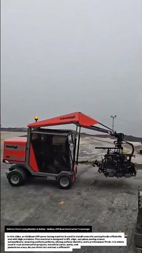 Extreme Paver Laying Machine in Action – Optimas H99 Road Construction Technology!.