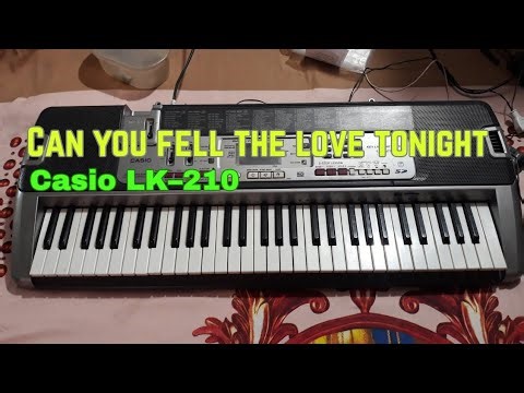 Can you feel the love tonight | Casio LK-210 | #Midi ‪@EltonJohn‬