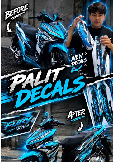 Decals for Honda Click V3 — TPants & Palit Hologram Designs