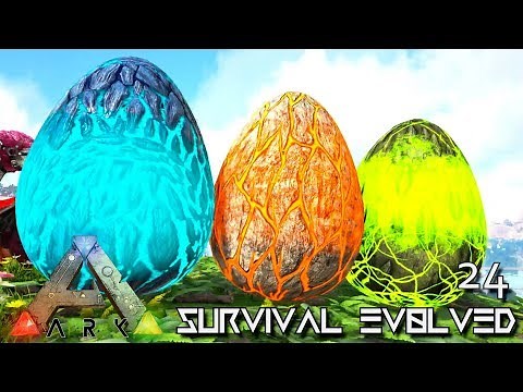 ARK: SURVIVAL EVOLVED: ALPHA WYVERN EGGS & TEK RAPTOR E24 !!! ( ARK EXTINCTION CORE MODDED )