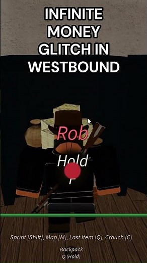 Money Glitch in Westbound #roblox #westbound