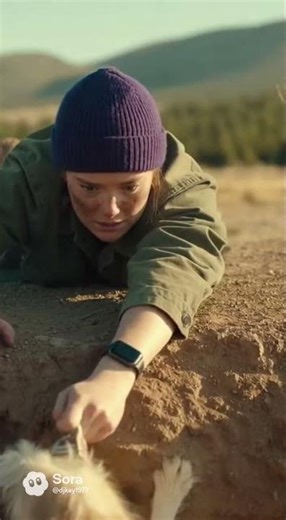 Dog Saved From Falling Off a Cliff