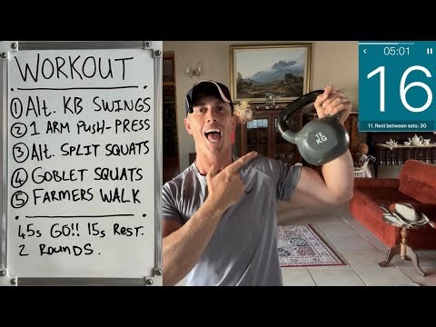 10-Minute Full Body Kettlebell Workout for Toning & Strength (Beginner-Friendly!)