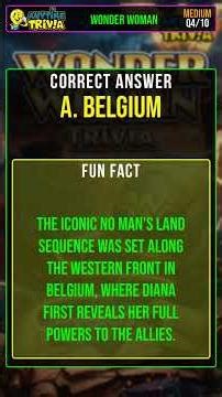 Wonder Woman Trivia #Shorts