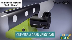 | AFILADOR SWIFTY SHARP | #Precio: 1xQ150 o 2xQ270 con envío GRATIS a todo el país. Deja de sufrir en la cocina por los cuchillos o tijeras sin filo. Útiliza el nuevo Afilador Swifty Sharp que afila tus utensilios en segundos! Se adapta a cualquier tipo de cuchillo, tijeras e incluso a herramientas. Funciona a base de 4 baterias AAA (no incluidas). Incluye tambien una bandejita donde cae las cenizas de la piedra desgastada para que sea mas fácil limpiar. Disponible en color verde. Haz tu pedido 