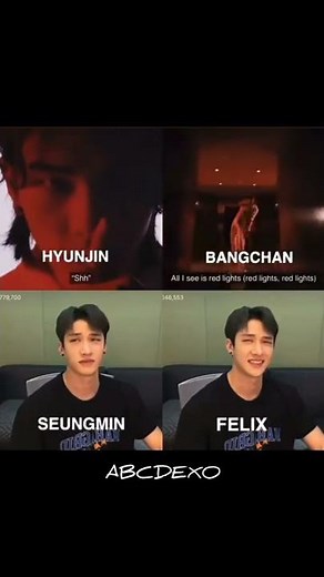 4 version of Red Lights🚫 #straykids #bangchan #hyunjin #felix #leeknow #kpop