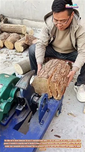 The Art of Firewood Splitting with a Machine