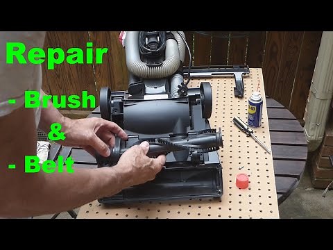 Vacuum Roller Brush Not Spinning - Belt Smoking - How to Fix