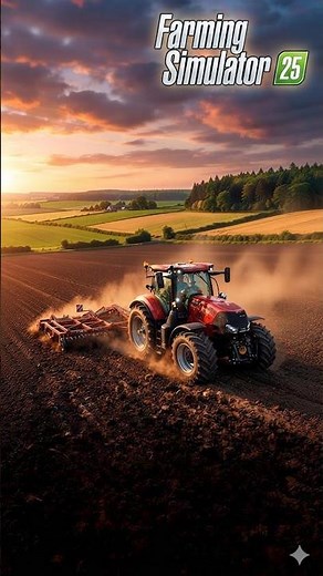 Cultivating a field preparing for seeding 🌱🚜Farming Simulator 25 #shorts