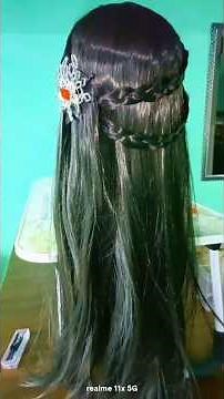 Party Wear Hairstyle Tutorial #hairstyle #shorts #viral #trending