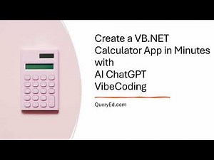 VIBE CODING - CREATE A CALCULATOR APP IN MINUTES