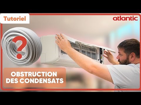 Checking the condensate drainage of my air conditioning