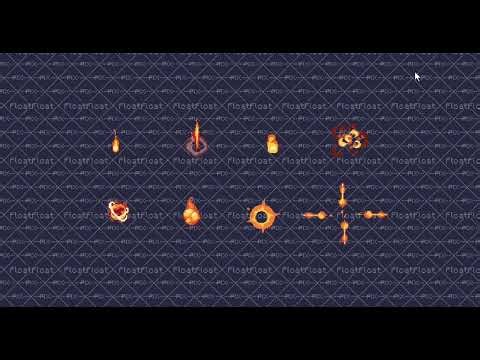 Ultimate Pixel Art Fire Effects Pack - 01 (2D )