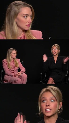 Amanda Seyfried & Sydney Sweeney On Set!