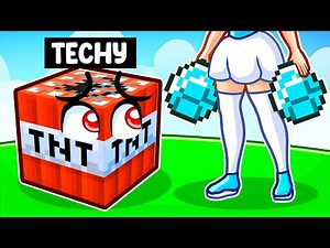 Techy Plays Minecraft Prop Hunt In Fortnite With MY CRAZY FAN GIRLS