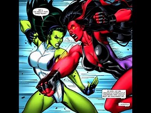 She-Hulk vs. Red She-Hulk