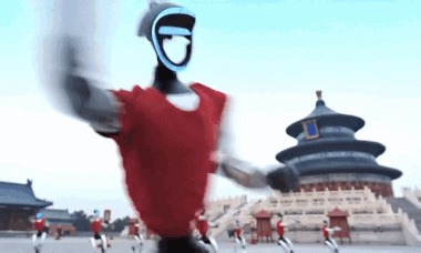 50 China's humanoid robots perform synchronized kung fu - VnExpress International