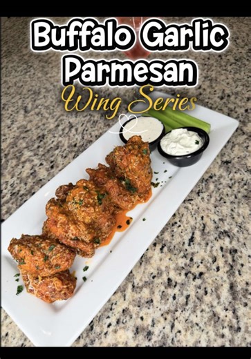 Buffalo Garlic Parmesan Wings Recipe