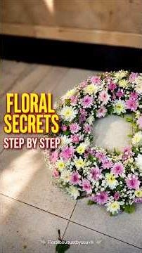 Funeral Flower Wreath Tutorial 🤍 Step by Step