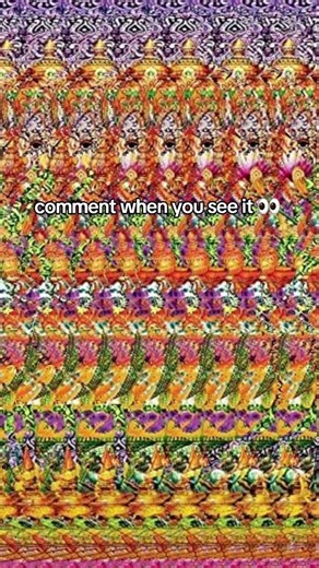 cross eyed at 11:11 PM 👀🧩 #stereogram #autostereogram #puzzle #magiceye