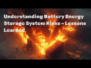 Understanding Battery Energy Storage System Risks – Lessons Learned