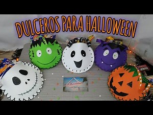 Dulceros para Halloween 🎃 o Día de Muertos 💀 con Foami / DIY