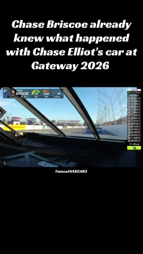 Chase Briscoe already knew what happened with Chase Elliott's car at Gateway 2026