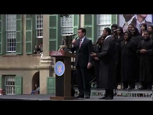 Stephen Colbert sings the national anthem