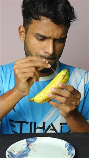 Can I Slice A banana Without Peeling it?🍌