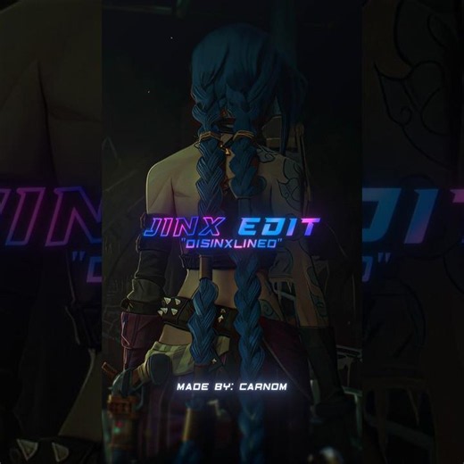 Jinx Edit || Song - Disinclined || Arcane || #arcaneleagueoflegends #jinxedit #Jinx #arcane