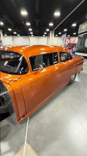 Getting to business done and looking good 55 Chevy Drag Car Salt Lake City Autorama 2026