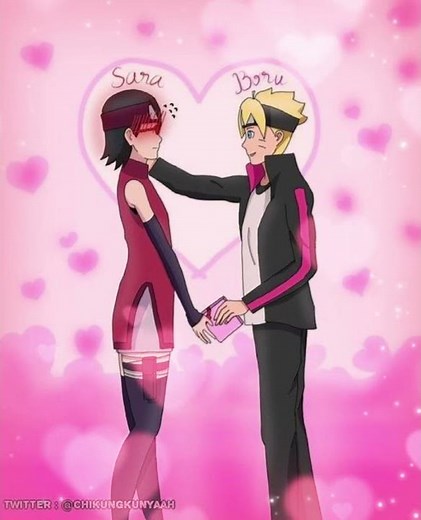 Boruto x Sarada comic love story 😊 #youtube #youtobeshorts #youtobe