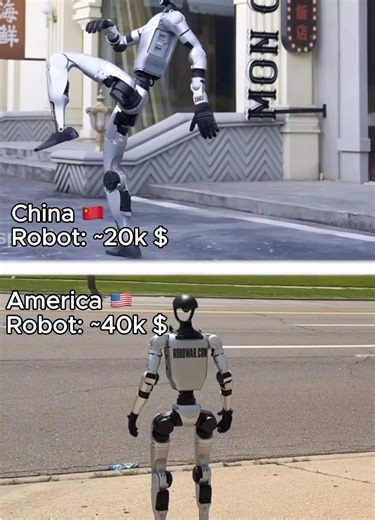 Chinese Robot vs. American Robot Showdown