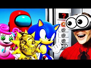 Unlocking EVERY FLOOR With VR ELEVATOR (Movie)