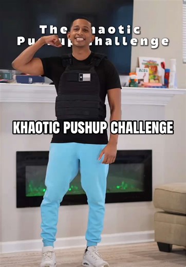 The Khaotic Pushup Challenge Pt 2 😤💪🏾 This time with a weighted Vest on Regression demo within the video in top right corner! Weighted Vest or Bodyweight who’s doing the next one with me? Stay Strong. Stay Fit! 💪🏾 #khaoticpushup #calisthenics #gymtok #fitnesstok #pushupchallenge