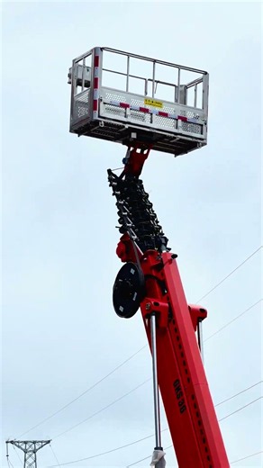 Demonstration of a 36-meter aerial work platform #Manufacturing factory in China