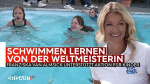 🏊‍♀️ Ertrinken ist die zweithäufigste Todesursache bei Kindern. Franziska van Almsick, Weltmeisterin, Mutter und Schwimm-Ikone, sagt: "Jedes Kind sollte schwimmen können, denn das kann Leben retten!" Wie sie sich mit Herz und Engagement für ein Projekt einsetzt, das genau das ermöglicht, erfährst du im Video. 👇 | Brisant