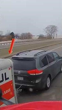 Extreme Luck: Drivers Who Narrowly Avoided Crashes #shorts